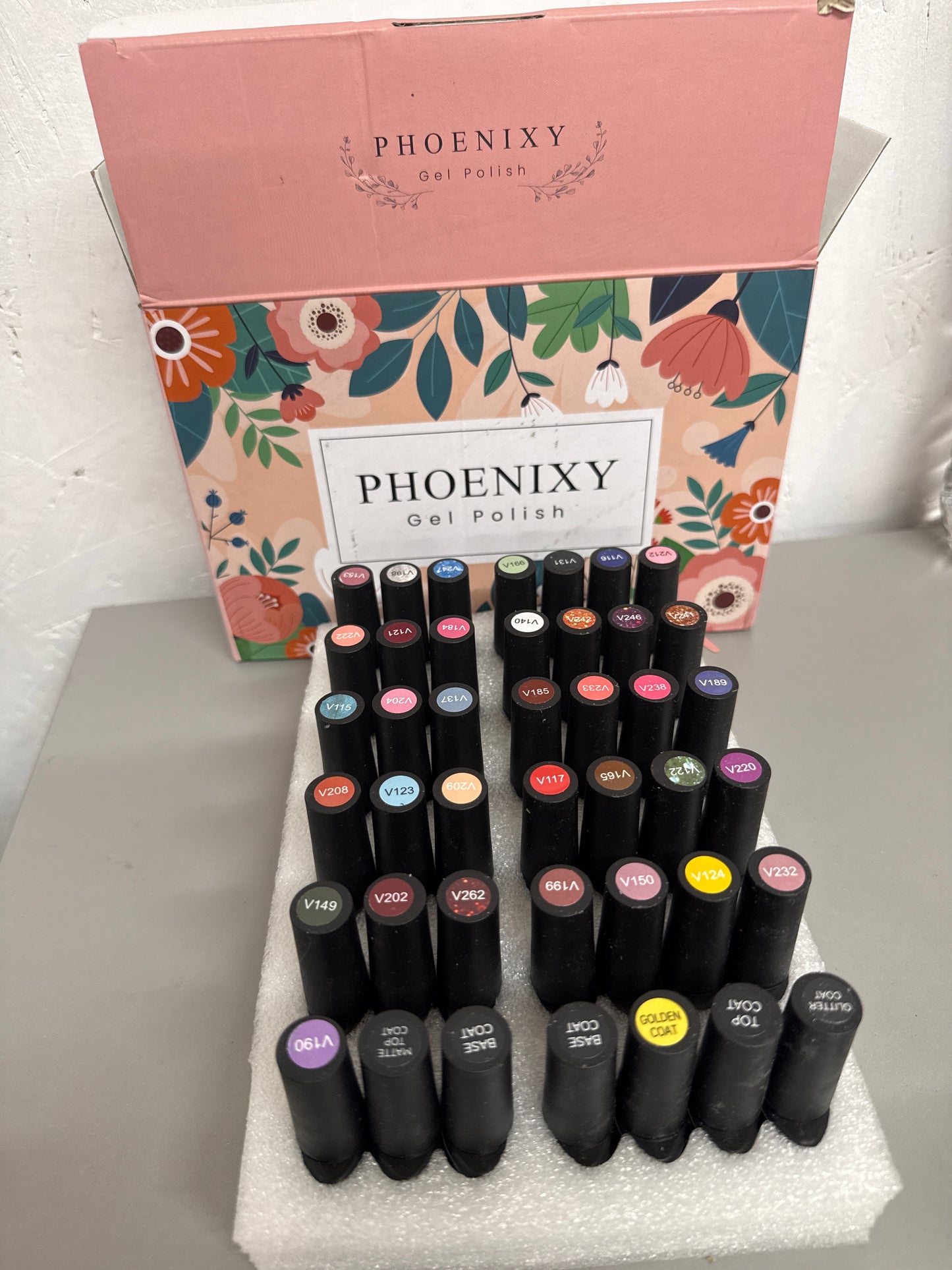 Phoenixy Gel Nail Polish Set - 42pcs