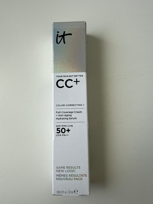 IT Cosmetics - CC+ Color-Correcting - Full coverage cream & anti-aging hydrating serum spf50+