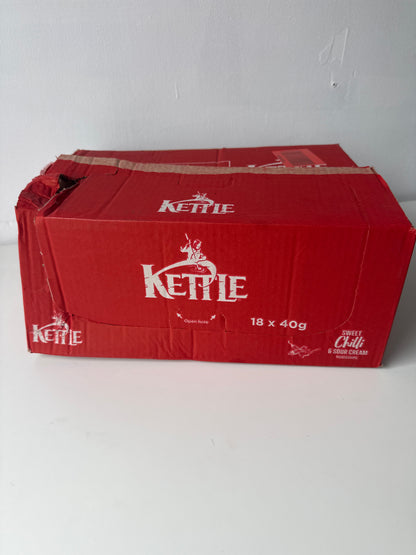 Kettle - Sweet Chilli & Sour Cream Crisps (18x40g)