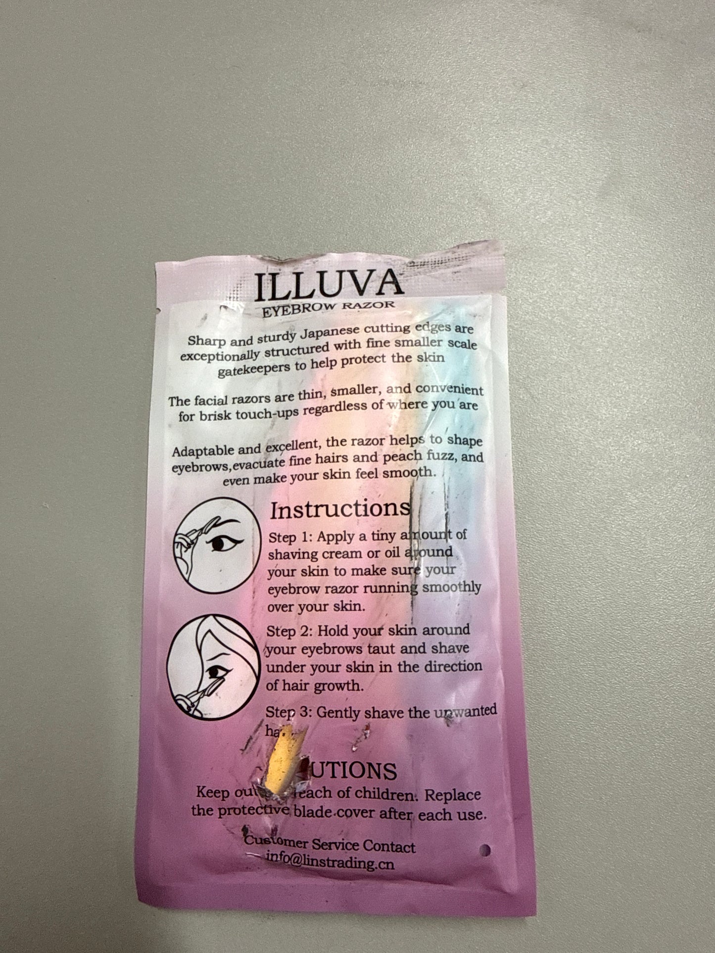 Illuva - Eyebrow Razors - 6pack