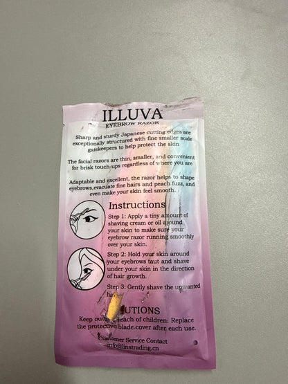 Illuva - Eyebrow Razors - 6pack
