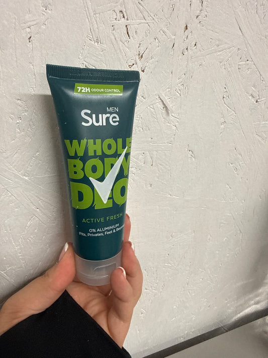 Sure Men Whole Body Active Fresh Cream Deodorant - 75ml
