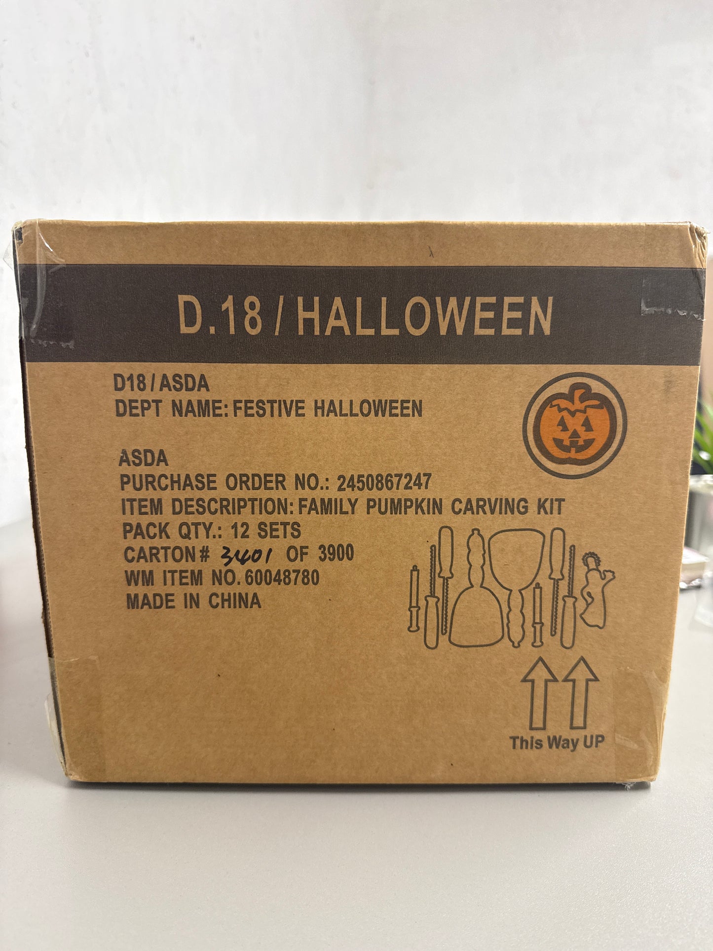 12 x Family Pumpkin Carving Kit