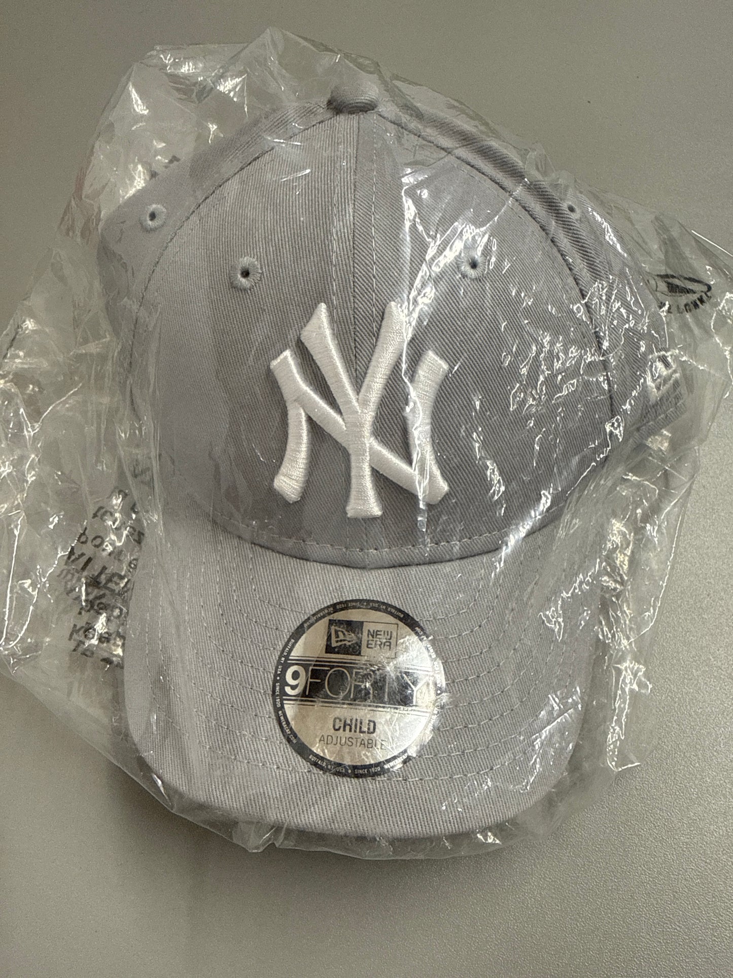 New Era 9Forty Child Grey Cap