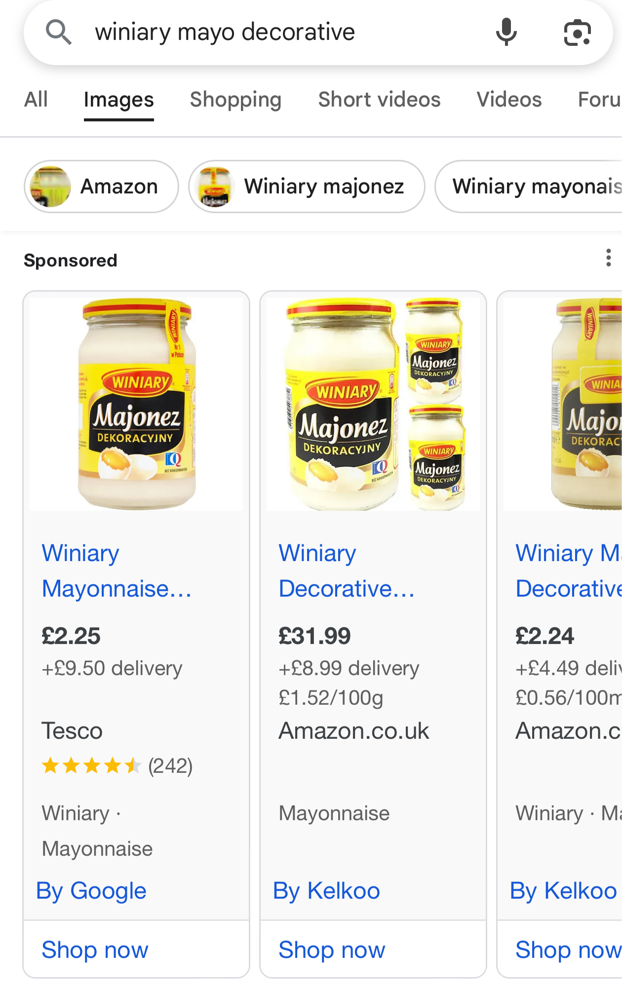Winiary Mayo Decorative, 400ml (PACK OF 5)