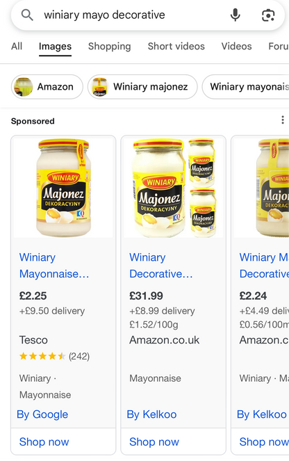 Winiary Mayo Decorative, 400ml (PACK OF 5)