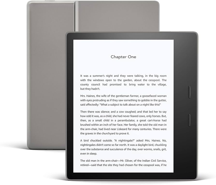 Kindle Oasis | Now with adjustable warm light | Waterproof, 8 GB, Wi-Fi | Graphite