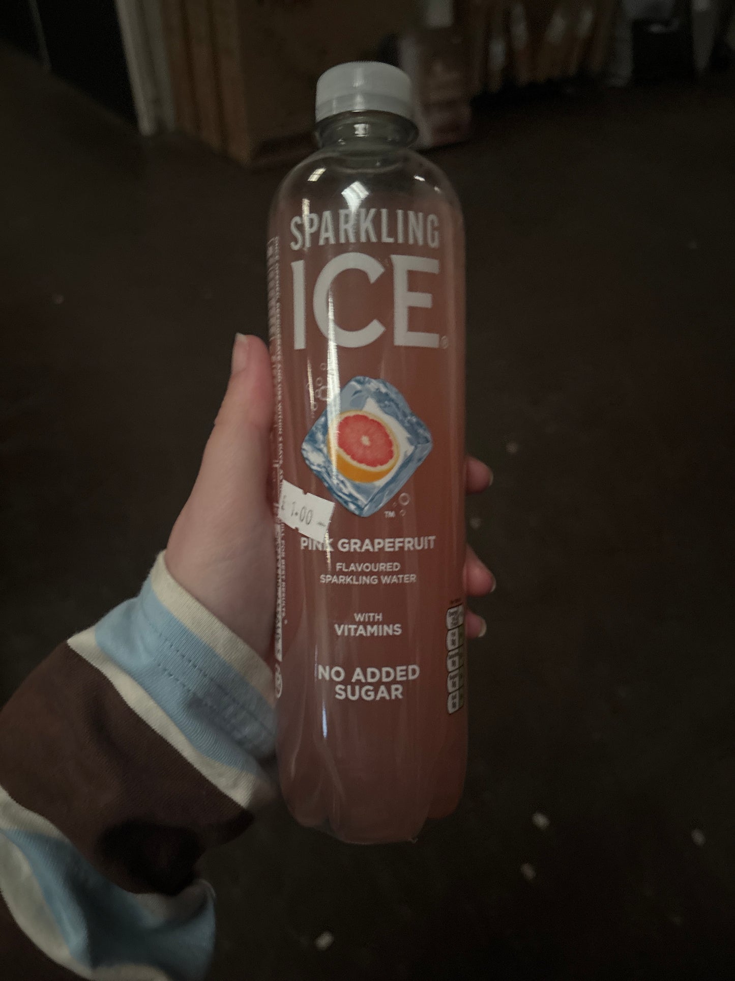 Sparkling ice pink grape fruit