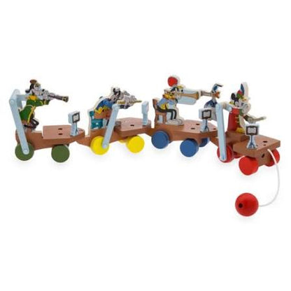 Mickey and Friends The Band Concert Disney100 Decades Wooden Pull Toy