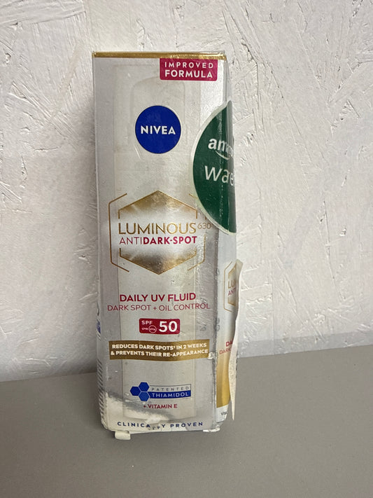 NIVEA Luminous 630 Anti Dark-Spot Daily UV Fluid Face SPF 50 - 40ml