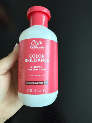 Wella Professionals Invigo Color Brilliance Shampoo Coarse Coloured Hair - 300ml