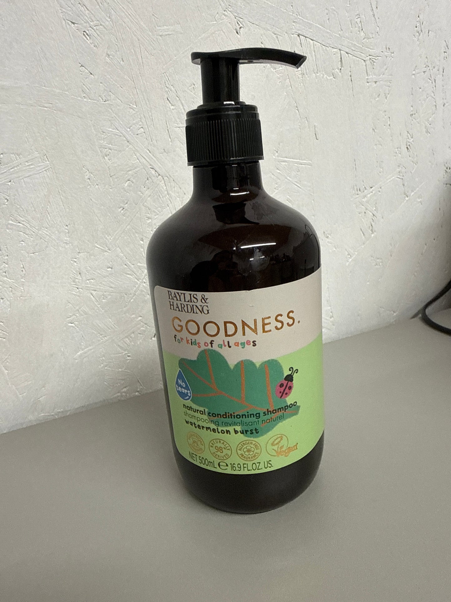 Baylis & Harding Goodness Kids Watermelon Burst No Tears Natural Conditioning Shampoo, 500 ml