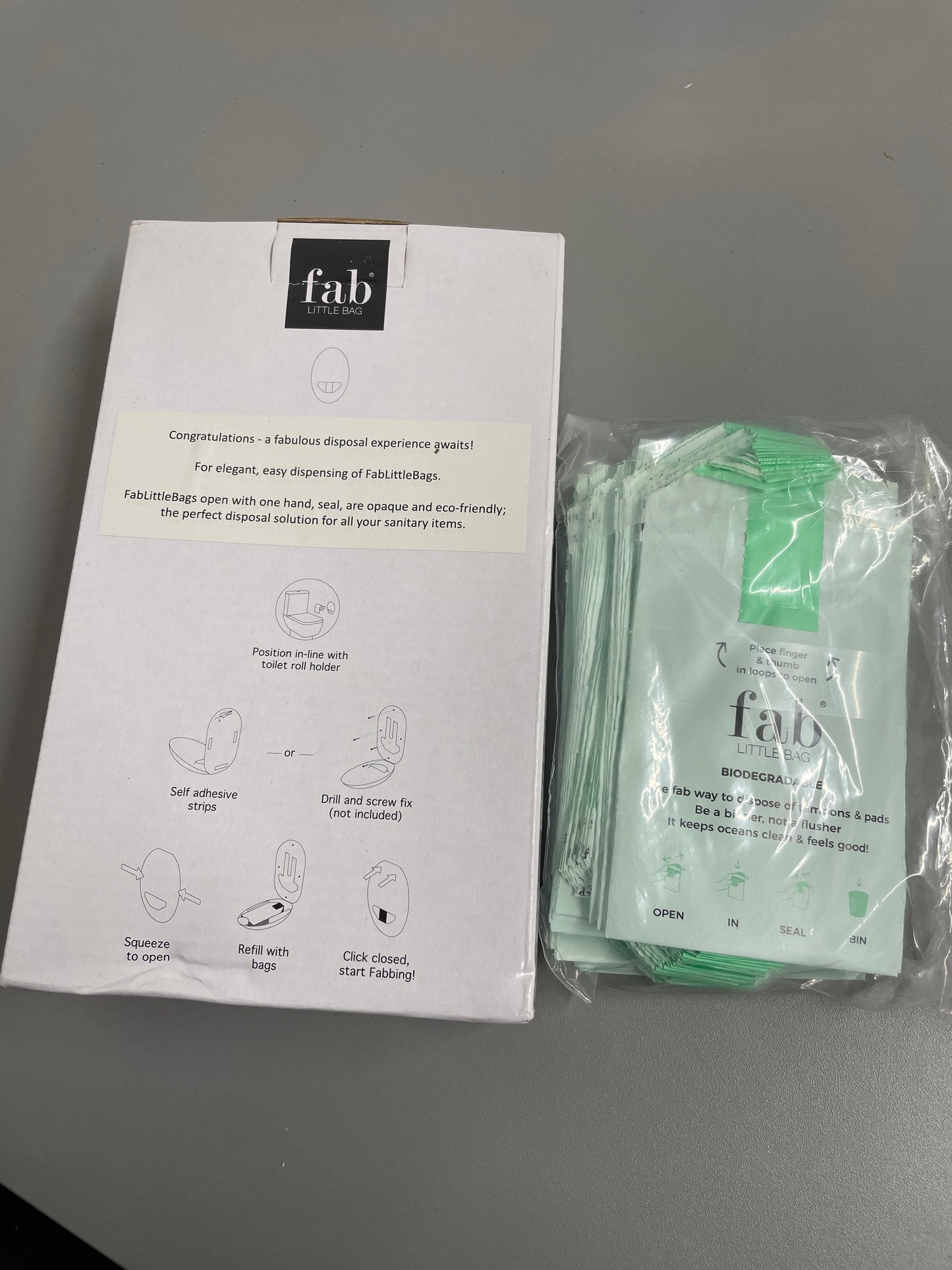 Fab Little Bag - Sanitary Disposable Bag Dispenser Unit