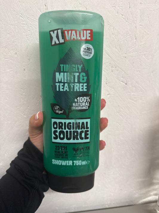Original Source Shower Mint Tea Tree 750ml