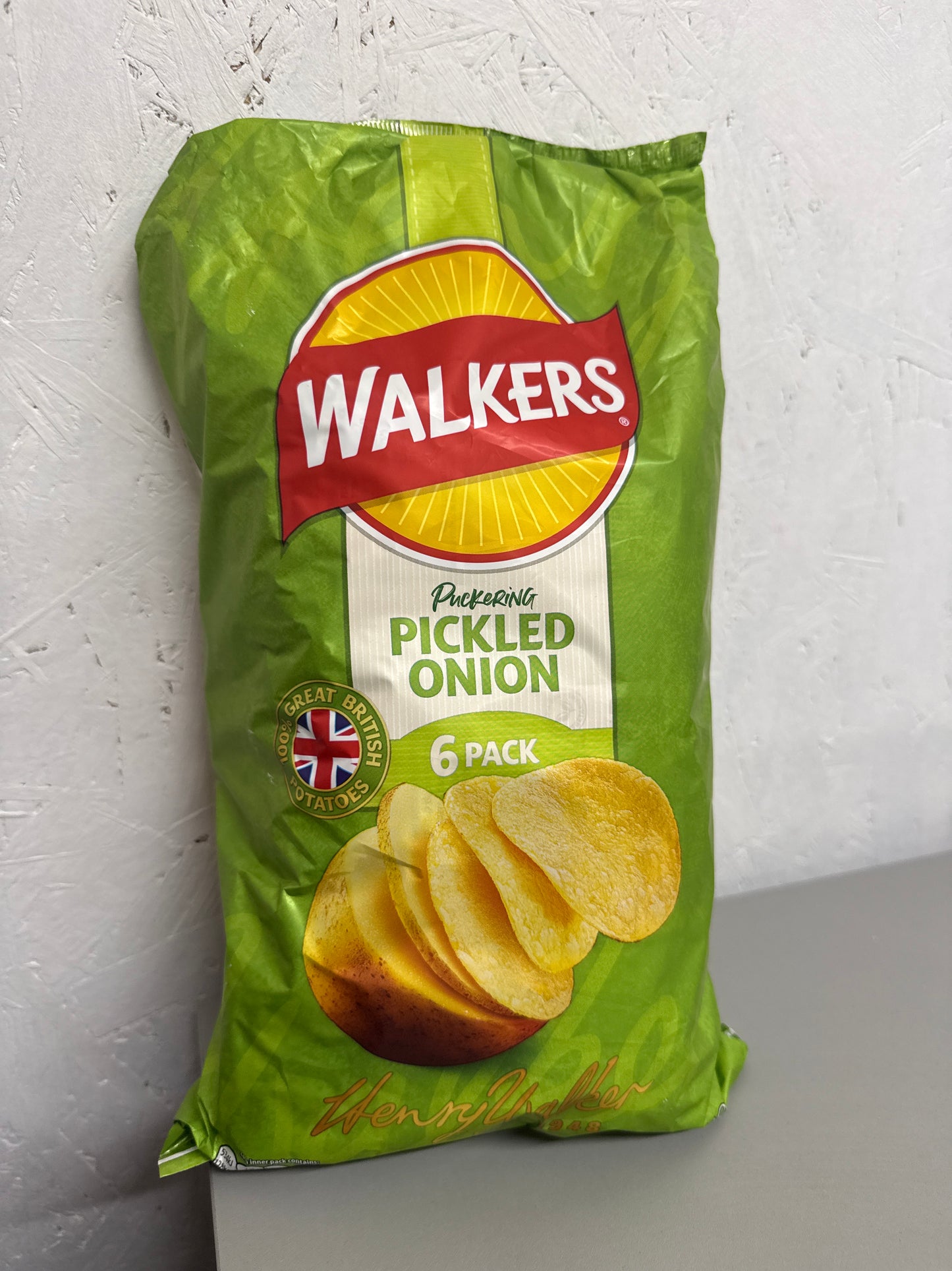 Walkers Pickled Onion - 6 pack