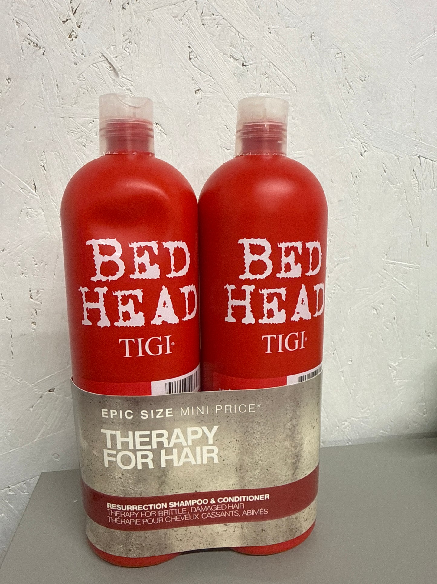 Bed Head TIGI - Therapy For Hair - Resurrection Shampoo & Conditioner- 2x750ml
