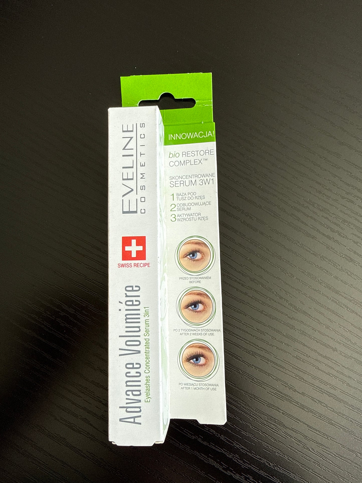 Eveline Cosmetics Advance Volumiere Concentrated Eyelash Serum 3-in-1