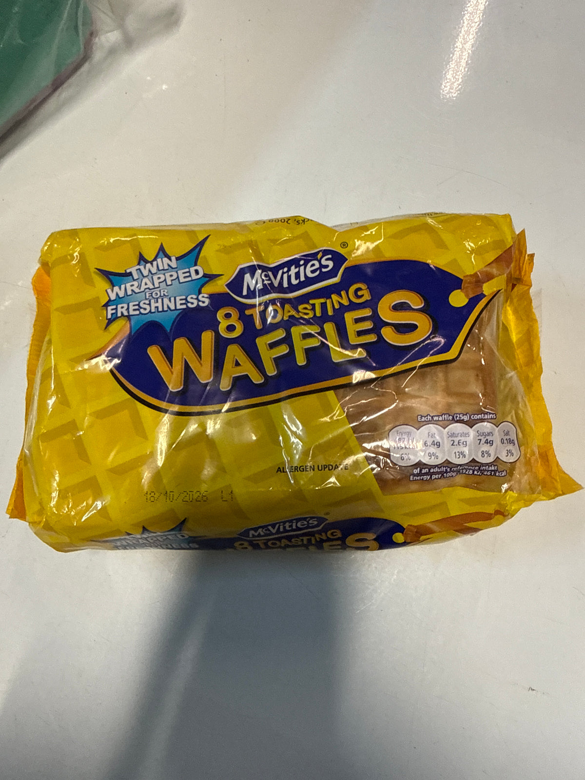 McVities 8 Toasting Waffles