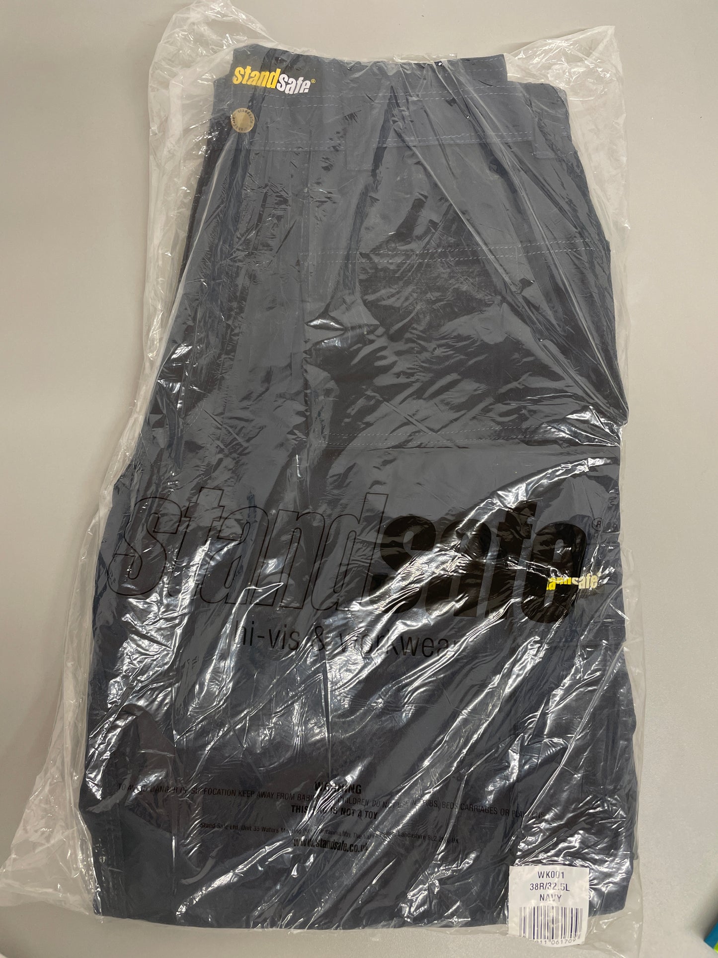 1 Pair StandSafe - Work Pants - 38R - 32.5L
