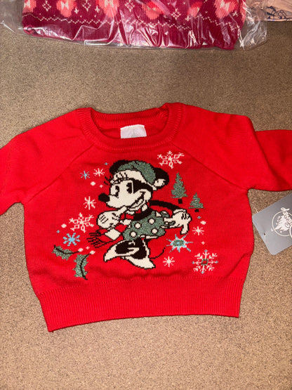 Disney Baby Christmas Jumper 0-3m