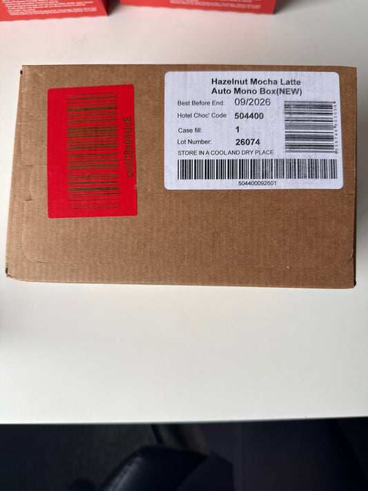 Hotel chocolat hazelnut mocha latte