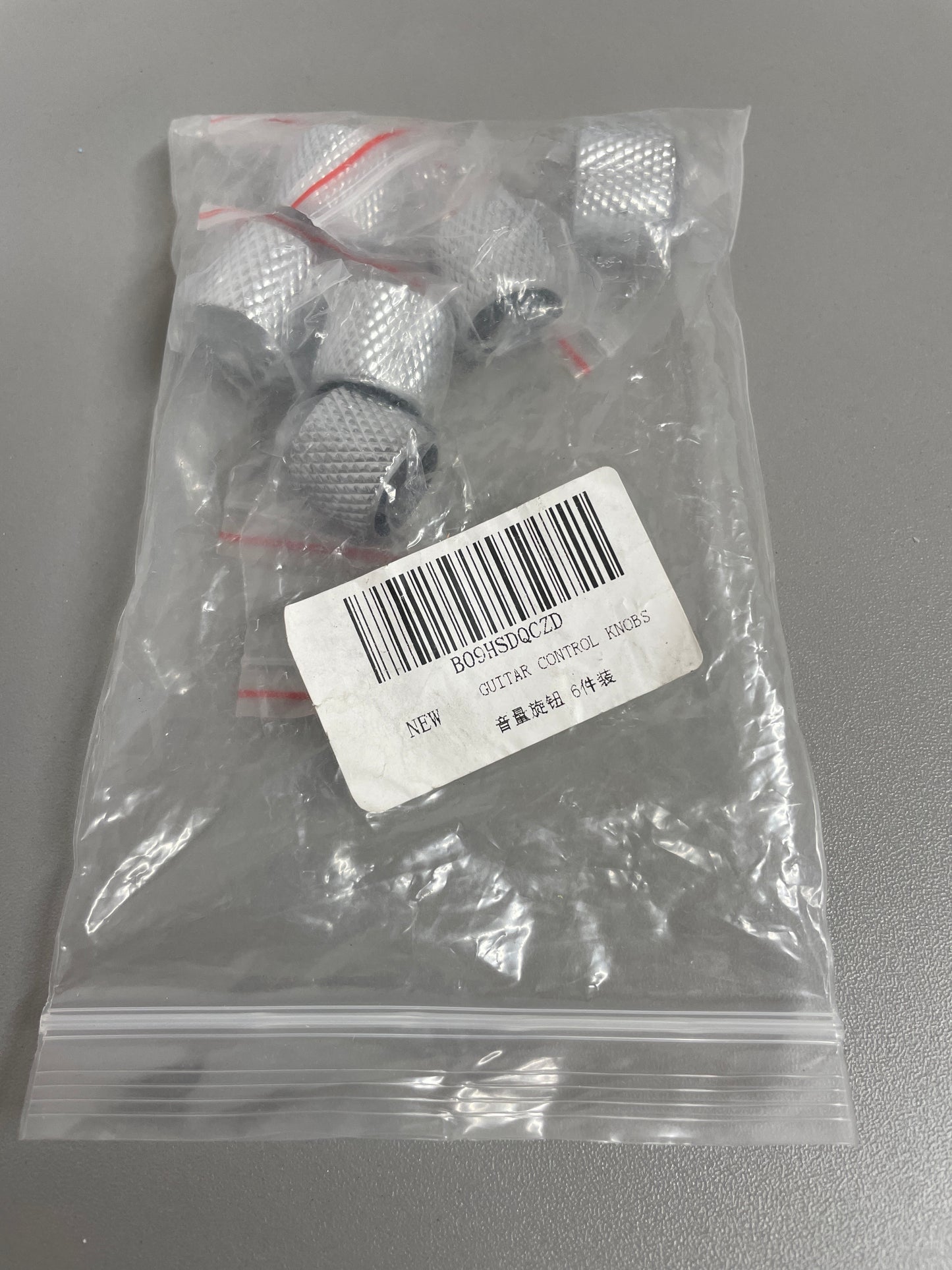 Pack of 6 - Guitar control knobs