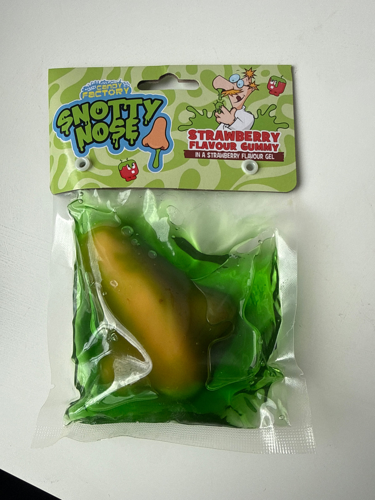 Candy Factory - Snotty Nose - Strawberry Flavour Gummy In Strawberry Gel