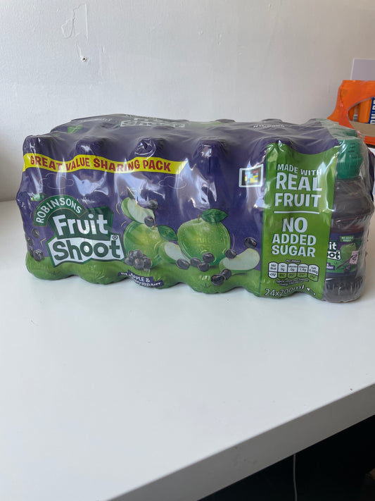 Robinsons fruit shoot apple & blackcurrant (24pck)
