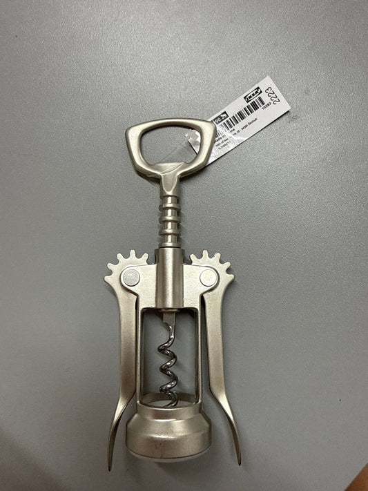 IKEA - Corkscrew Bottle Opener - Silver