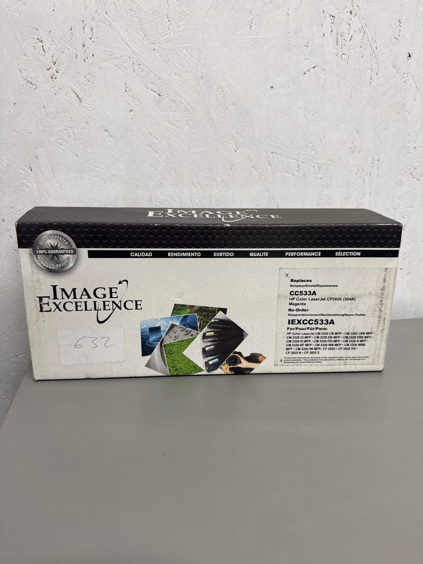Image Excellence - Replaces CC533A - HP Color Laser Jet CP2025 (304A) Toner Cartridge Magenta