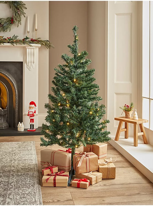 Green 4ft Pre Lit Christmas Tree