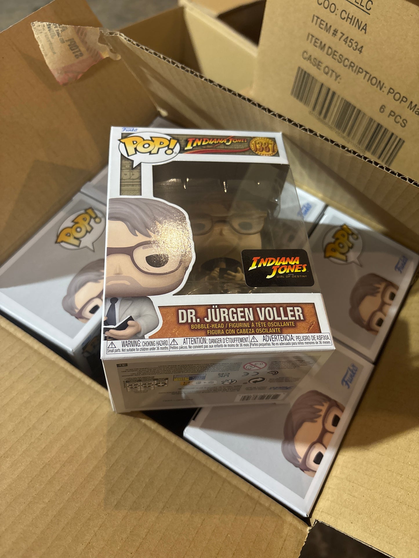 6 x Funko Pop! Indiana Jones Dr Jurgen Voller