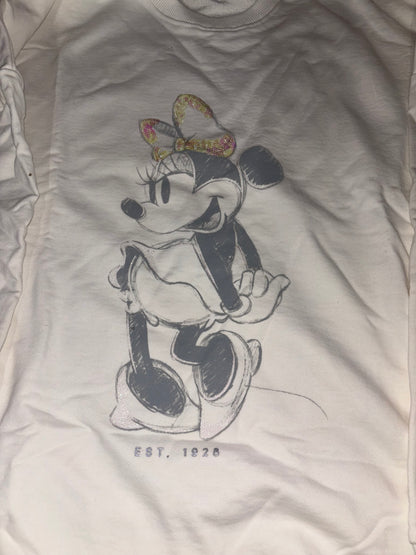Disney Minnie Mouse Jumper Top  Long Sleeve Women’s Sweatshirt - Size XS