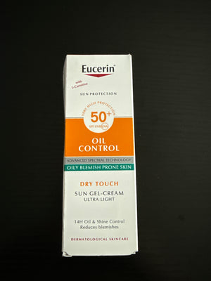 Eucerin Oil Control Sun Gel-Cream Dry Touch SPF 50+ 50ml