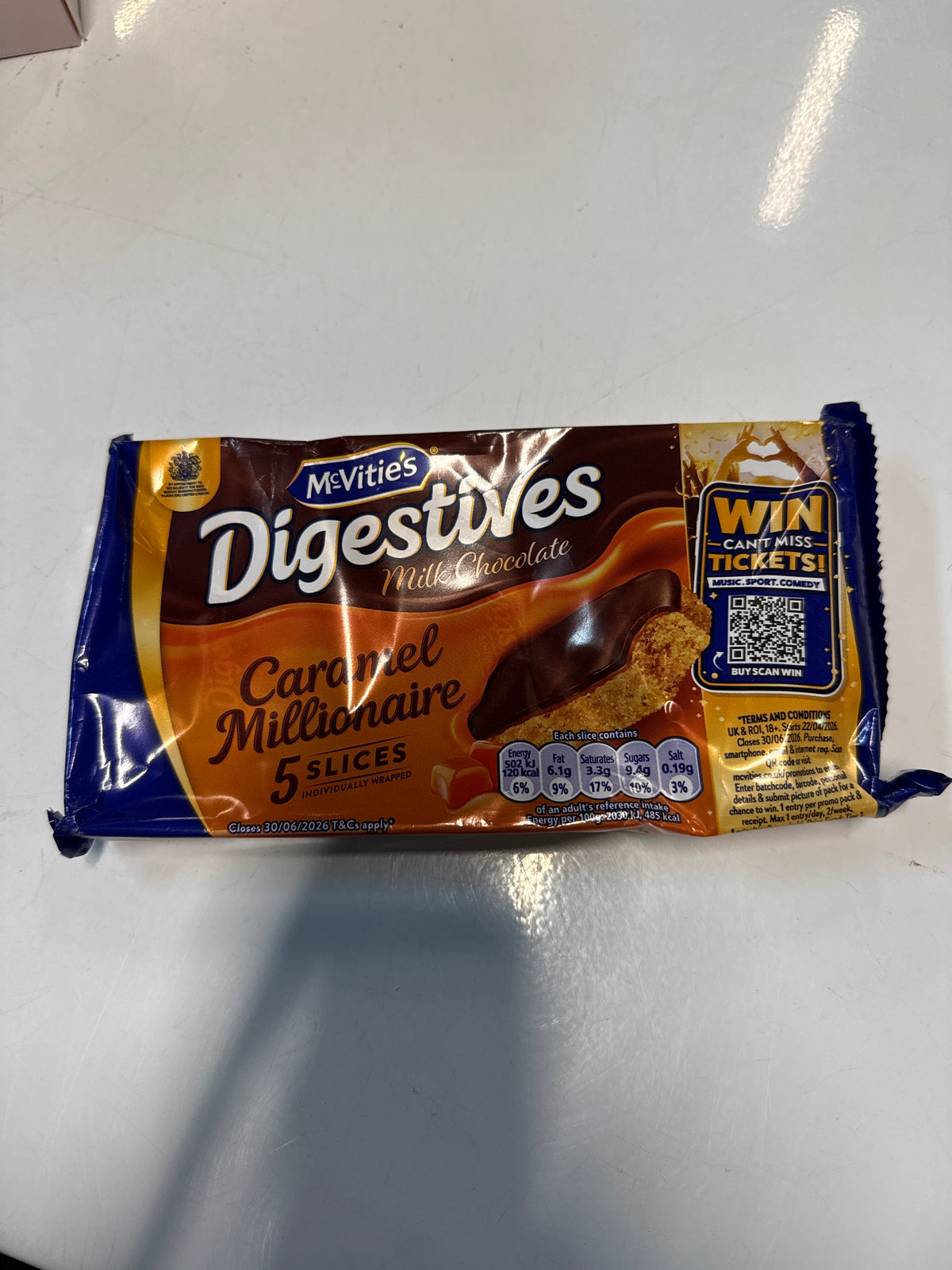 Digestives Caramel Millionaire Slices