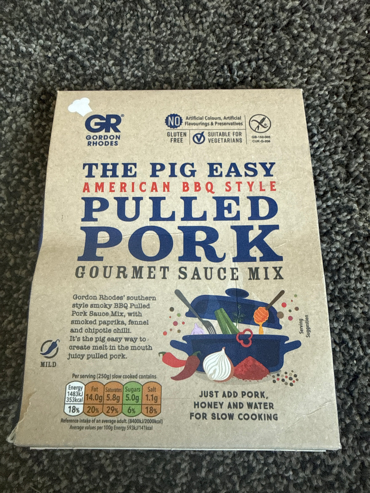 Gordon Rhodes - Pulled Pork Gourmet Sauce Mix