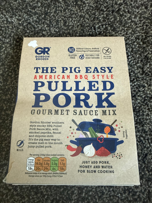 Gordon Rhodes - Pulled Pork Gourmet Sauce Mix