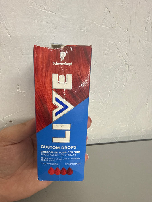 Schwarzkopf LIVE Colour Custom Drops Fiery Red