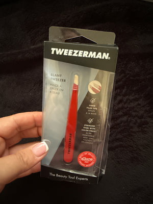 Tweezerman - Signature Red Slant Tweezer