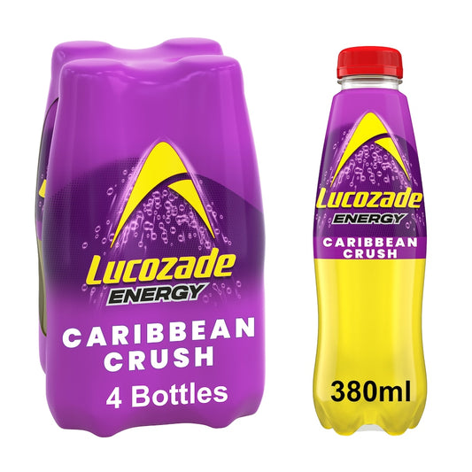Lucozade Energy Caribbean Crush 4X380 ml