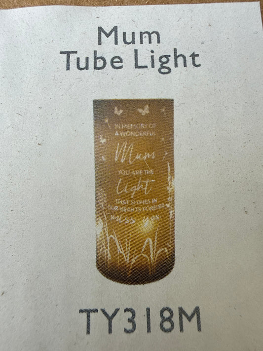 Thoughts of you - Mum tube light