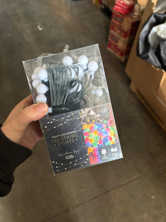 100 String Lights Multicoloured