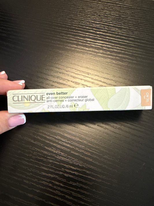 Clinique Even Better All-Over Full Coverage Concealer + Eraser For Dark Circles - Shade: CN20 Fair