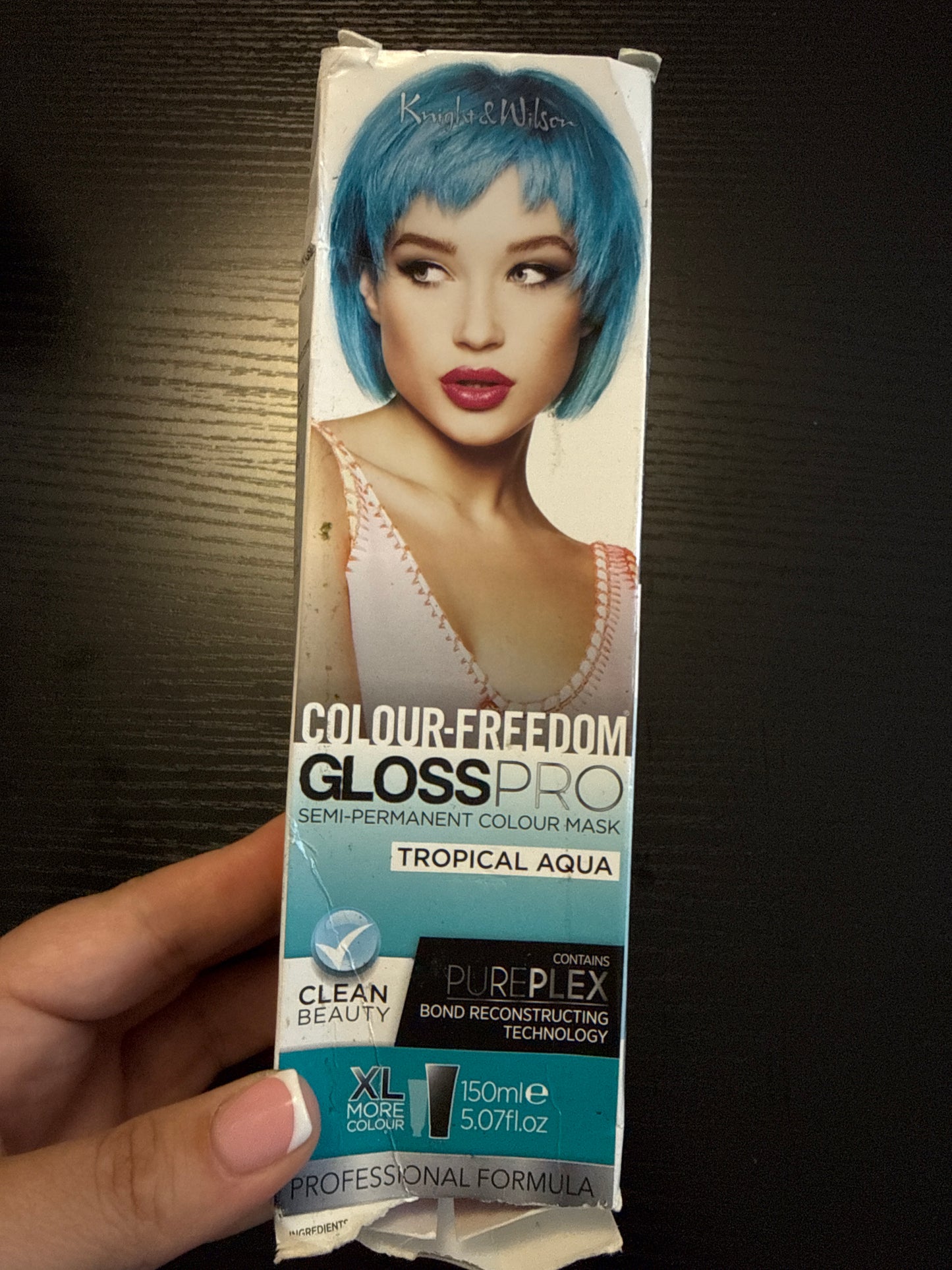Colour-Freedom Gloss Pro Semi-Permanent Hair Colour - 150ml Shade: Tropical Aqua
