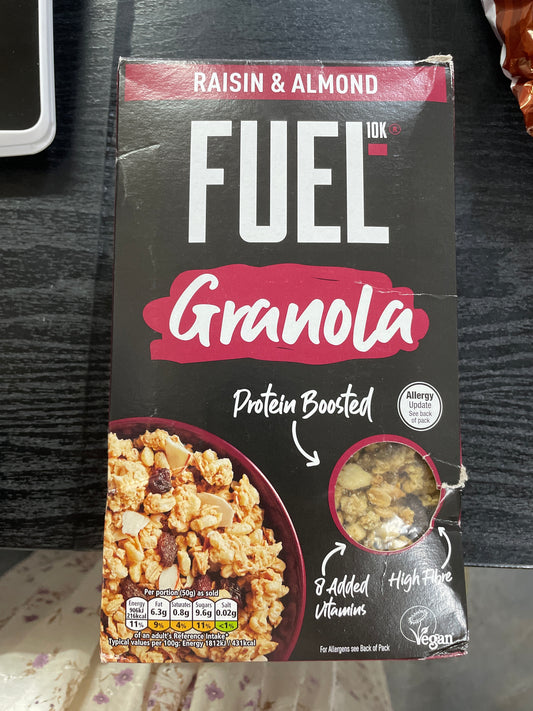 Fuel raisin and almond