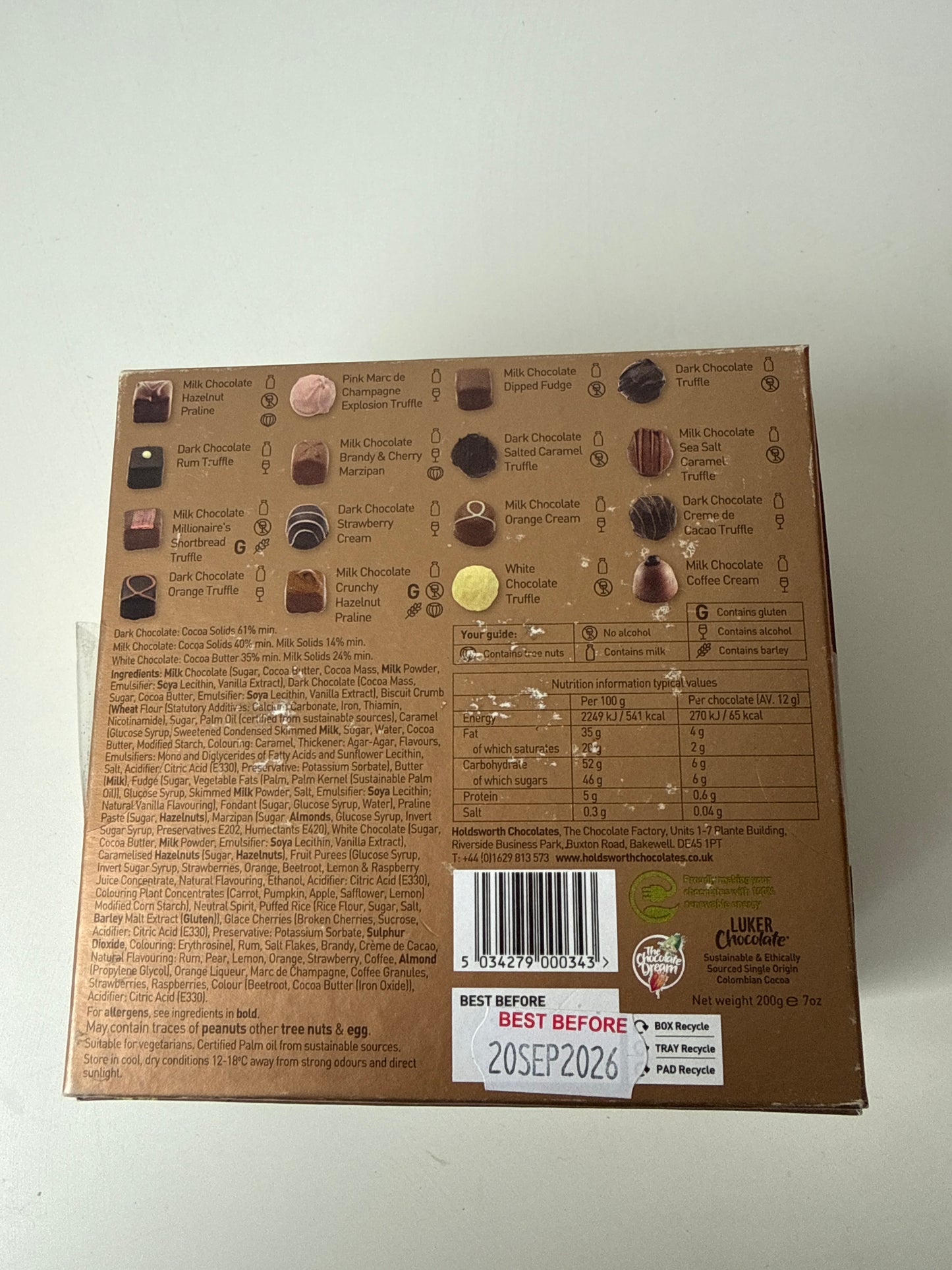 Holdsworth - English Chocolates