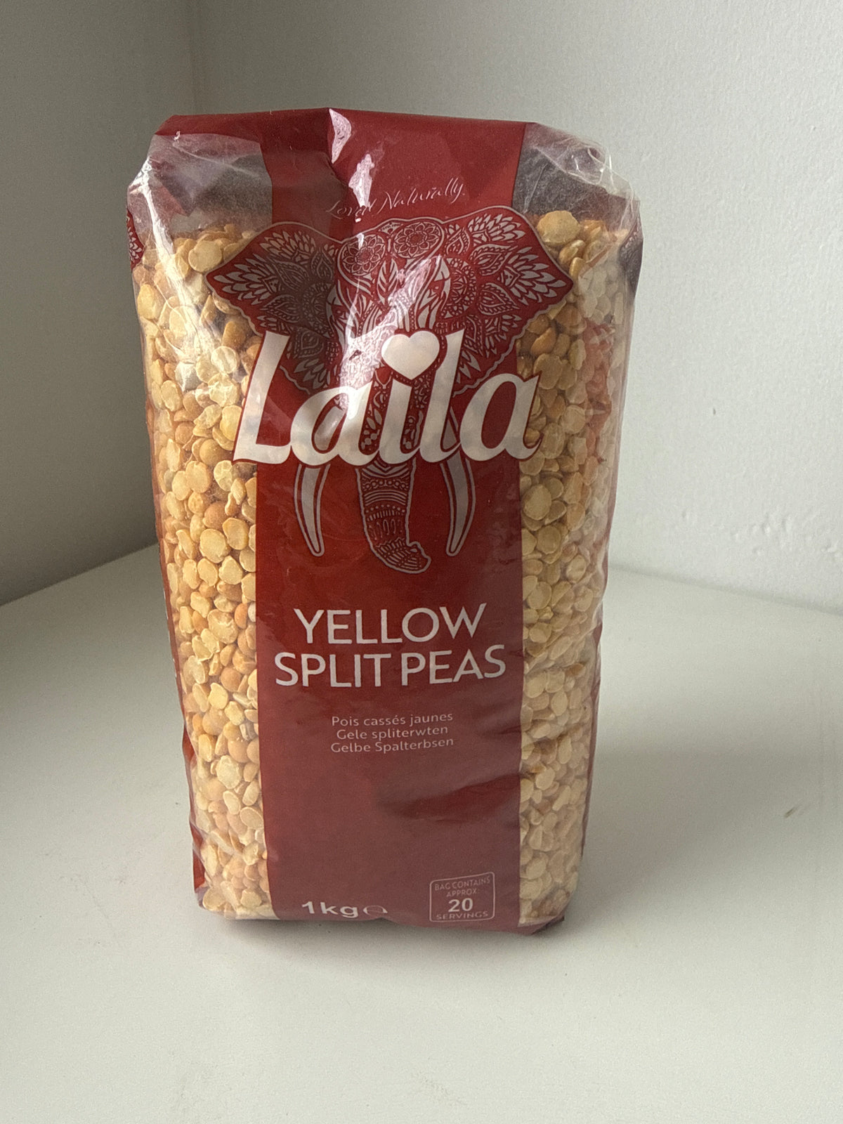 Laila Yellow Split Peas 1KG
