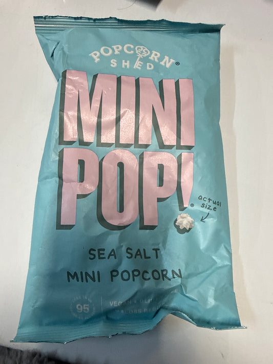 Popcorn Shed Mini Pop Sea Salt Popcorn