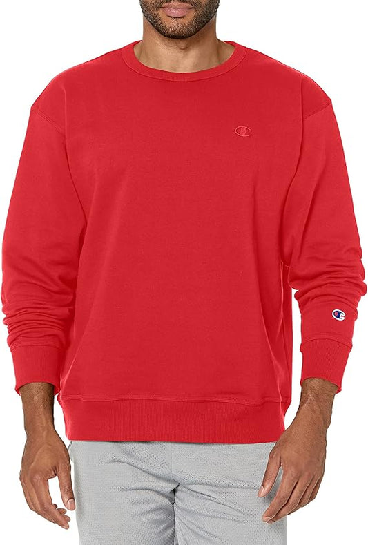 Champion Men's, Powerblend Fleece, Crewneck Sweatshirts - XS
