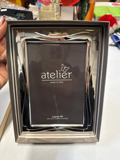 Atelier - Silver Photo Frame With Wooden Back